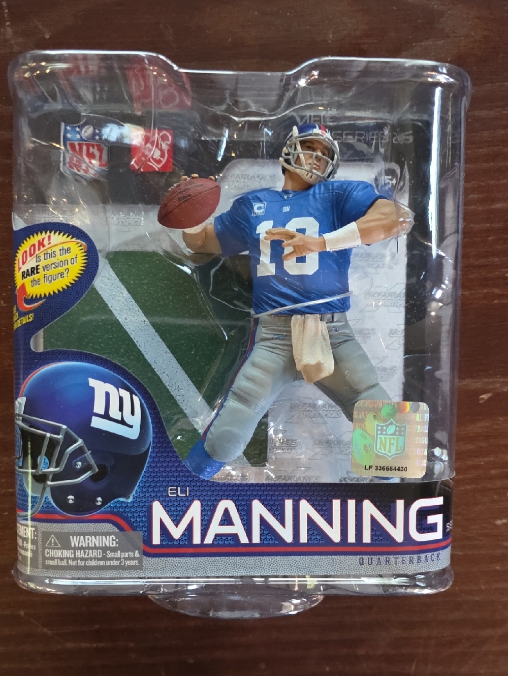 NFL Quarterback Action Figure - Blue Jersey